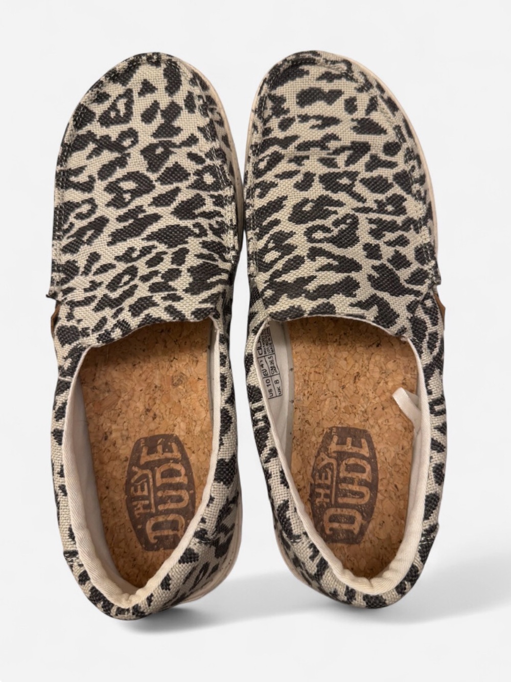 Hey Dude Wendy Leopard Print Slip-On Shoes | US 10